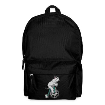 Elefant Zirkus Hochrad - Rucksack - Schwarz - Vorne