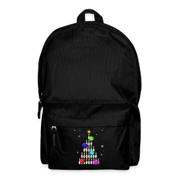 Bowling Weihnachtsbaum Bowling Bowler Weihnachten - Rucksack - Schwarz - Vorne