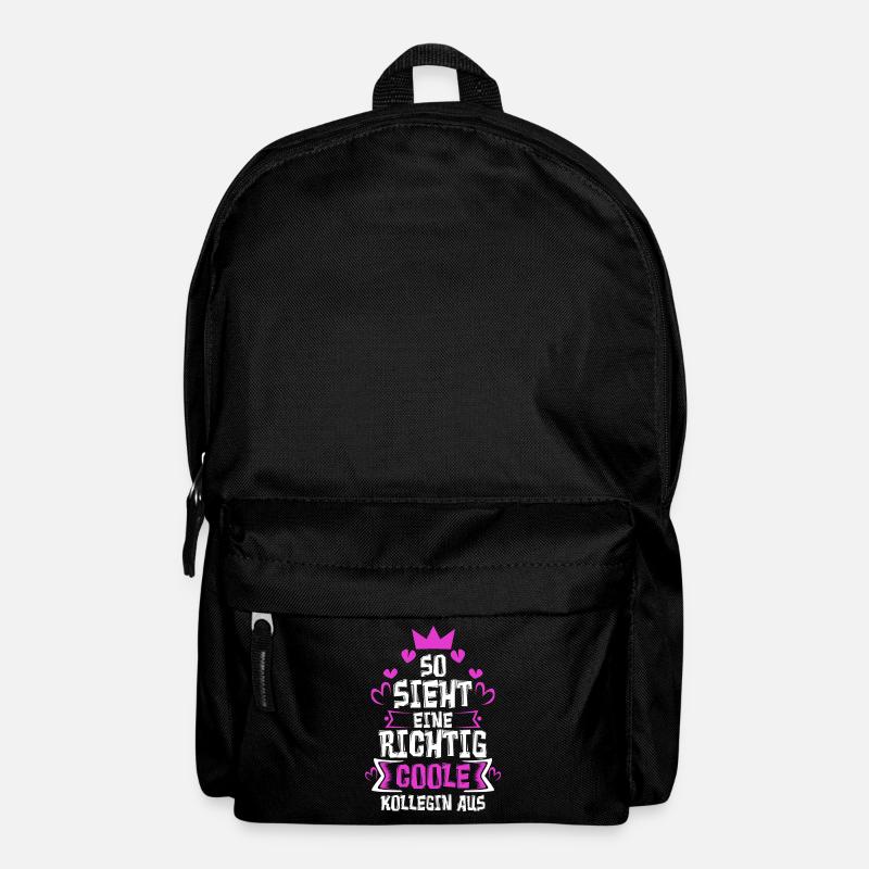 So sieht ein richtig coole Kollegin aus - Rucksack - Schwarz