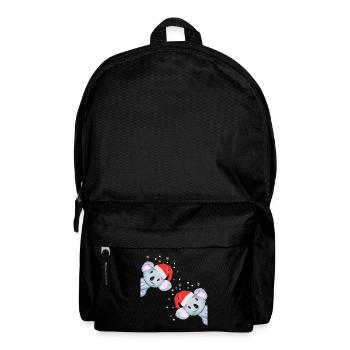 Cadeau de pyjama de Noël Koala - Sac à dos - noir - Devant