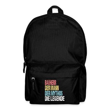 Constructeur L’Homme Le Mythe La Légende - Sac à dos - noir - Devant