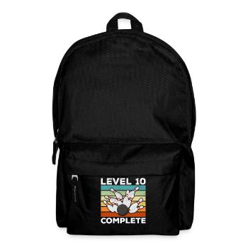 Bowling Level 10 Complete 10th Birthday Bowlers - Backpack - black - Front