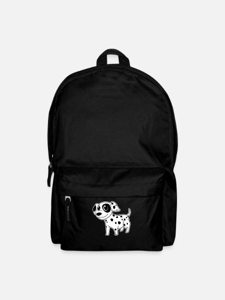 Dalmatiner Hunderasse Hund - Rucksack - Schwarz