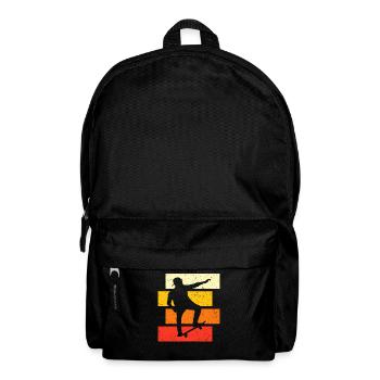 Skate Retro - Rucksack - Schwarz - Vorne