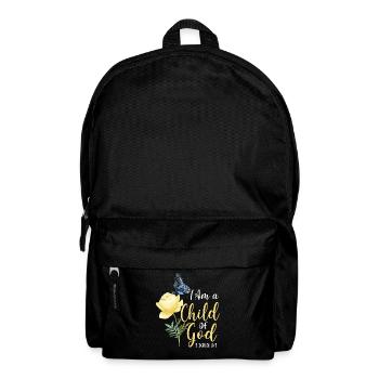 Christian Bible Verse Quote - Rucksack - Schwarz - Vorne