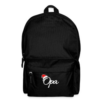 Weihnachten Opa - Rucksack - Schwarz - Vorne