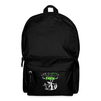 Farm Farm Saying - Backpack - black - Front