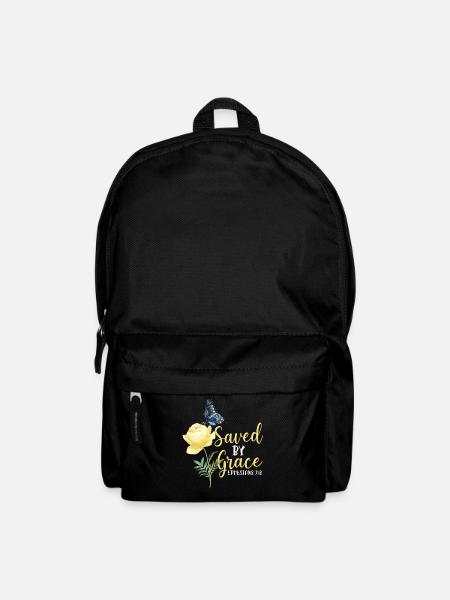 Christian Bible Verse Butterfly - Rucksack - Schwarz