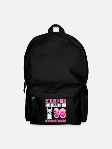 30. Geburtstag frauen Alpaka - Rucksack - Schwarz