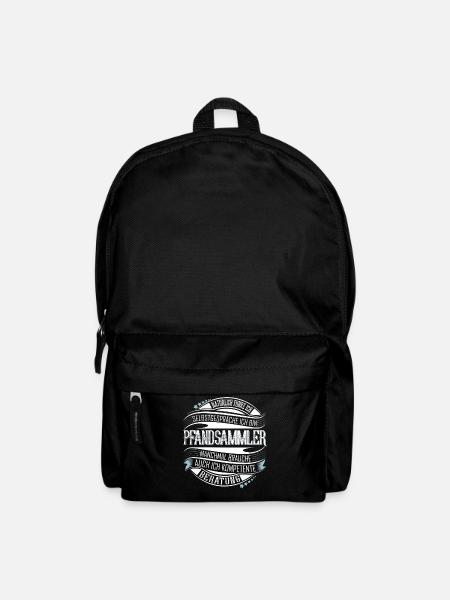 Pfandsammler - Rucksack - Schwarz