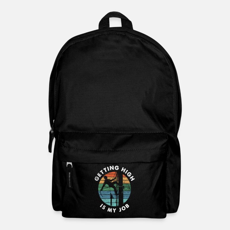 Retro Baumpfleger Aborist - Rucksack - Schwarz