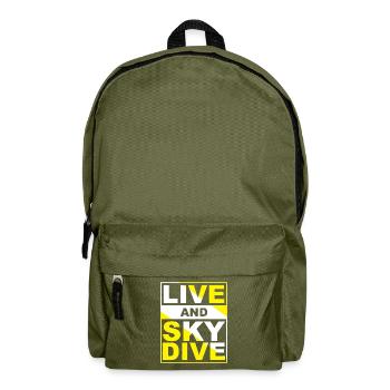 Skydiving Live Skydive - Backpack - olive green - Front