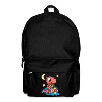 Good Night Dino Dragon Kids Starry Sky - Backpack - black - Front