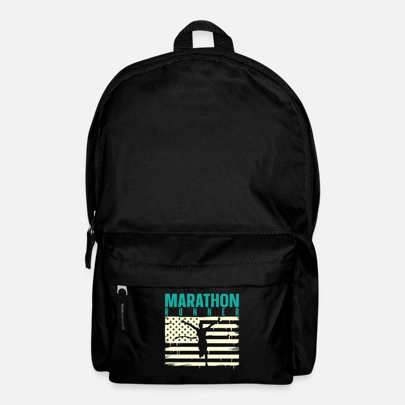 Marathon Marathon Marathon Runner Cadeau - Sac à dos - noir