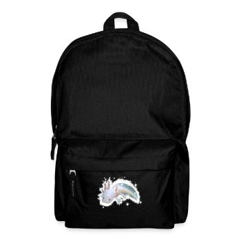 white axolotl - Backpack - black - Front