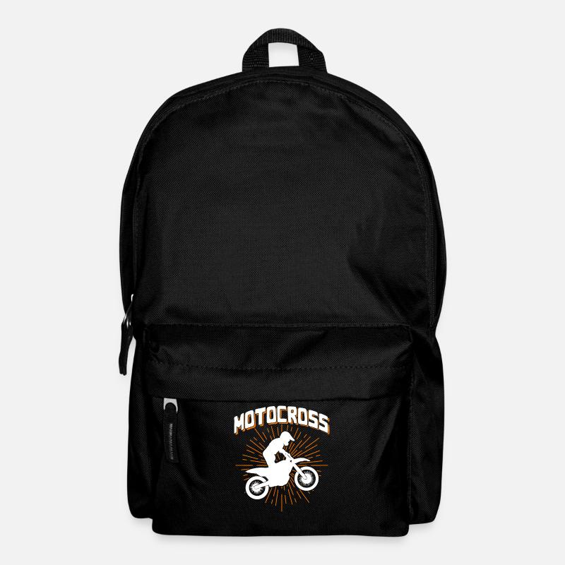 Motocross - Rucksack - Schwarz