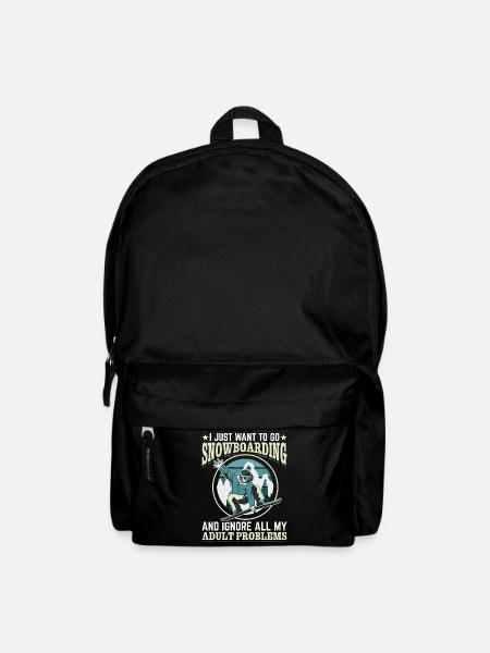 Snowboarding Snowboard Freestyle Snowboarder - Backpack - black