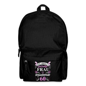 60. Geburtstag 60 Jubiläum 60 Ehrentag 60 Jahre - Rucksack - Schwarz - Vorne