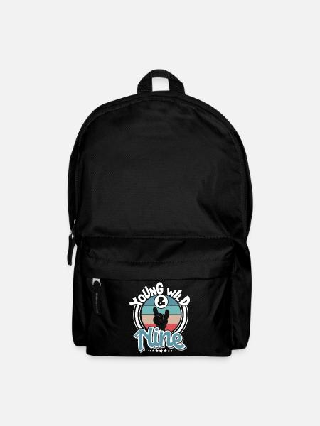 9 Jahre 9. Geburtstag - Rucksack - Schwarz