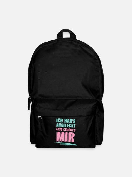Ich habs angeleckt also ists meins - Rucksack - Schwarz