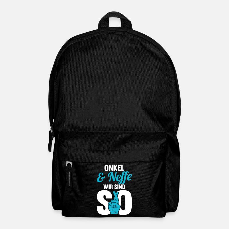 Onkel und Neffe - Rucksack - Schwarz