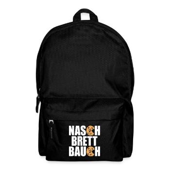 lustige und sarkastische Sprüche für das Abnehmen - Rucksack - Schwarz - Vorne