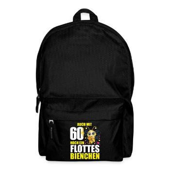 60 Geburtstag Frauen Geschenk lustig Biene Imker - Rucksack - Schwarz - Vorne