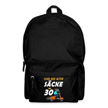30. Geburtstag Geschenk für Männer 30. Ehrentag - Rucksack - Schwarz - Vorne
