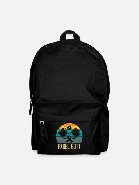 Padel - Padel Gott - Rucksack - Schwarz