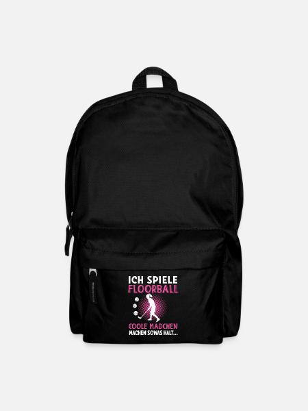 Floorball Floorballspielerin Floorballverein Sport - Rucksack - Schwarz