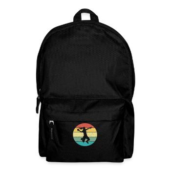Retro Vintage Male Handball Player - Rucksack - Schwarz - Vorne