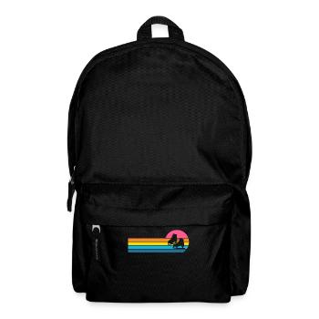 Schlittschuh - Rucksack - Schwarz - Vorne