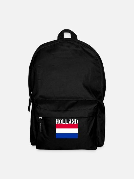 Holland Niederlande Flagge - Rucksack - Schwarz