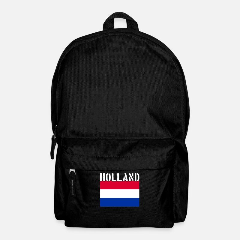 Holland Niederlande Flagge - Rucksack - Schwarz