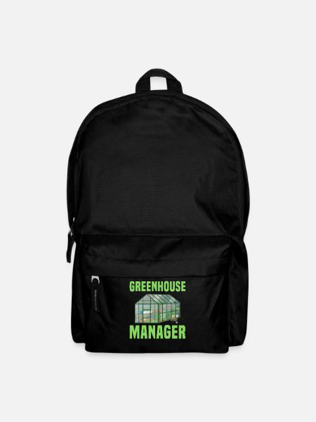 Gewächshaus Manager - Rucksack - Schwarz
