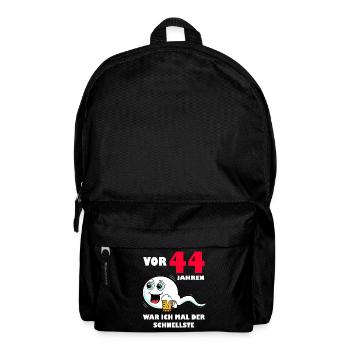 44. Geburtstag lustig 44.Ehrentag 44. Jubiläum - Rucksack - Schwarz - Vorne