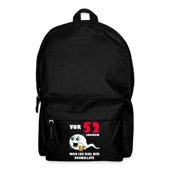 52. Geburtstag lustig 52.Ehrentag 52. Jubiläum - Rucksack - Schwarz - Vorne