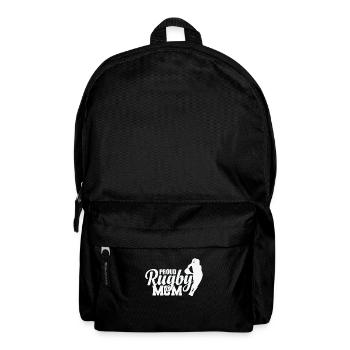 Proud Rugby Mom Football Sports Player - Backpack - black - Front