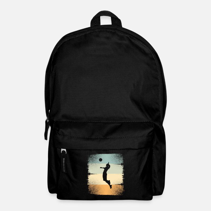 Volleyball - Rucksack - Schwarz