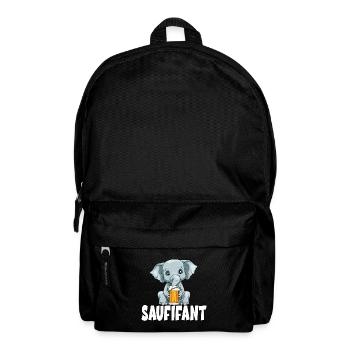 für einen Biertrinker und - Rucksack - Schwarz - Vorne
