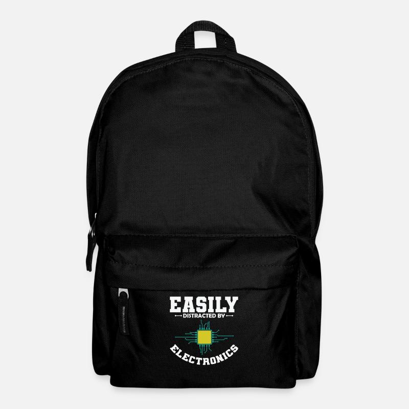 Easily Distracted By Electronics Beruf - Rucksack - Schwarz