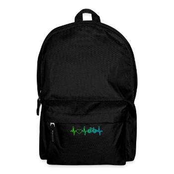 Bicycle Heartbeat - Backpack - black - Front