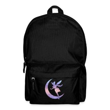 Glitter Fairy Elf Fairy Tale Ladies Girl Gift - Backpack - black - Front