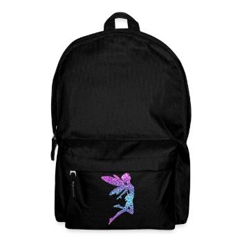 Glitter Fairy Elf Fairy Tale Ladies Girl Gift - Backpack - black - Front