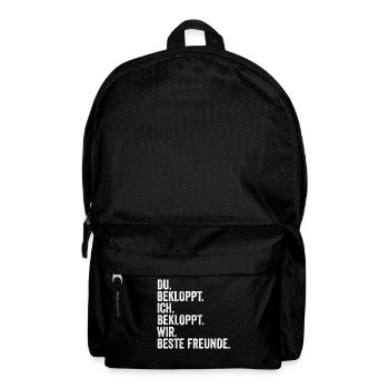 Bester Freund - Rucksack - Schwarz - Vorne