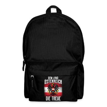 Österreich Flagge Wien Tirol Steiermark Austria - Rucksack - Schwarz - Vorne