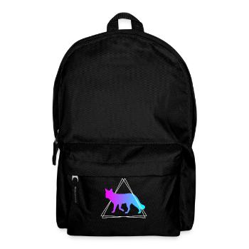 Fox Forest Animals Animal Lovers Retro Gift - Backpack - black - Front