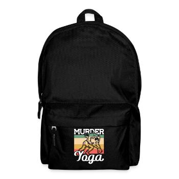 Vintage Murder Yoga Wrestler - Backpack - black - Front
