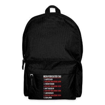 Trauzeuge - Rucksack - Schwarz - Vorne