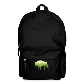 Bison Bison Bison Forest Natural Landscape Gift - Backpack - black - Front